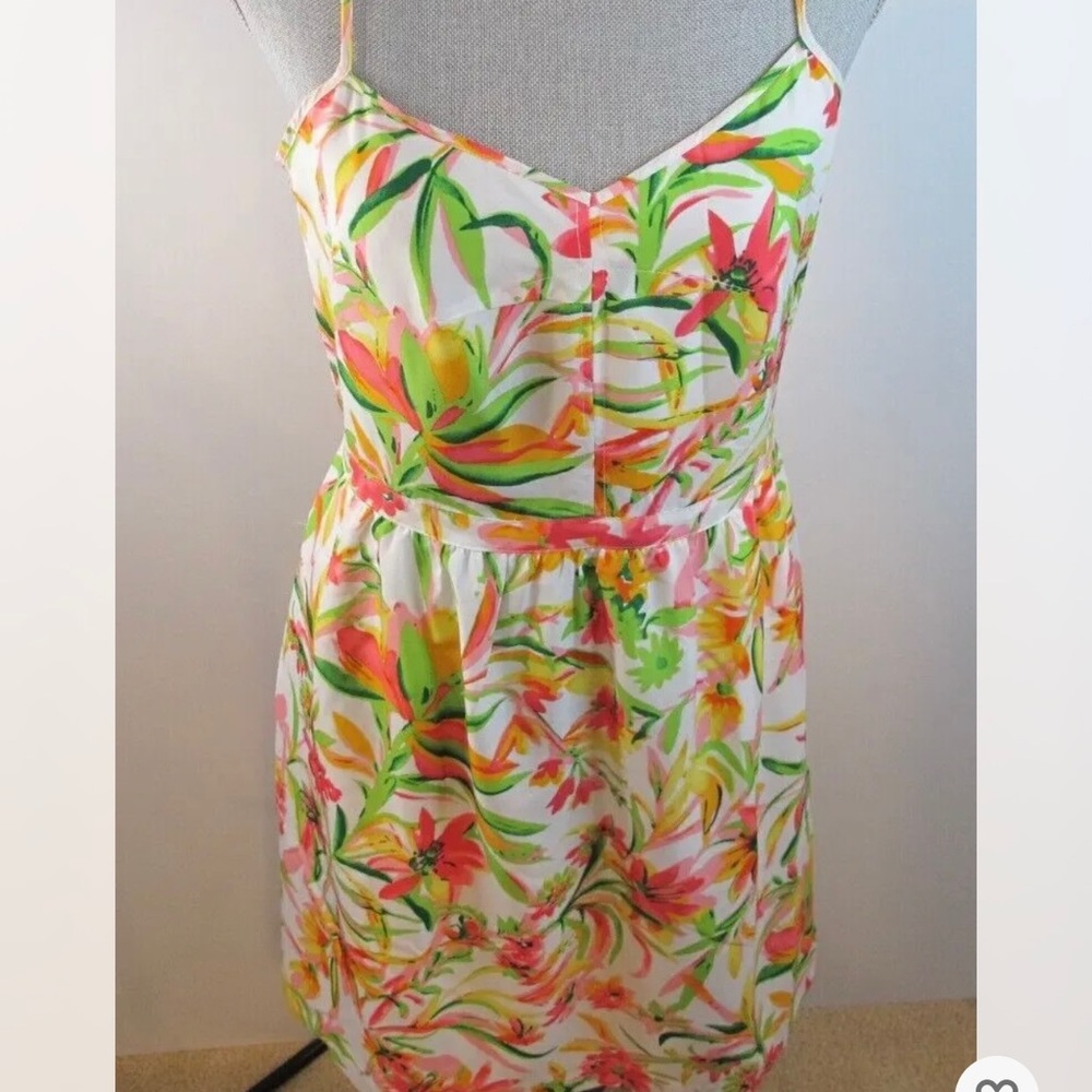 J Crew Floral Seaside Cami Dress SZ-4